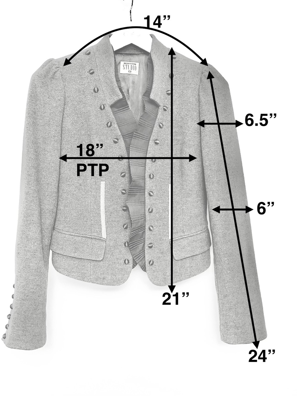 VTG jacket (blouse included) - Picture 5 of 9